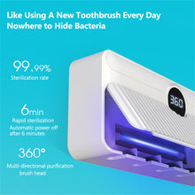 Load image into Gallery viewer, YJK086 Smart Home UV Ultraviolet Toothbrush Sterilizer