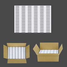 Load image into Gallery viewer, 50pcs Barcode Type 58KHz Security Soft Sticker DR Label for EAS Anti theft System, DR Label