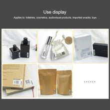 Load image into Gallery viewer, 50pcs Barcode Type 58KHz Security Soft Sticker DR Label for EAS Anti theft System, DR Label
