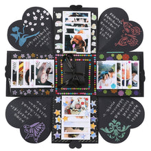 Load image into Gallery viewer, Creative DIY Handmade Photo Album Commemorative Book Surprise Explosion Gift Box, Finished + PVC Version, Handmade Photo Album