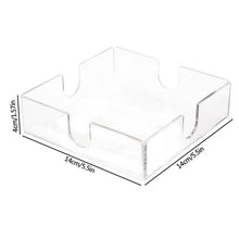 Load image into Gallery viewer, YX011 Transparent Acrylic Napkin Stand, YX011