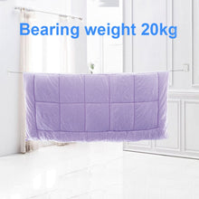Load image into Gallery viewer, Retractable Indoor And Outdoor Clothes Wall Hanger Magic Drying Rack Balcony Bathroom Invisible Clothesline Wire Rope, White, Silver