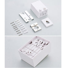 Load image into Gallery viewer, Retractable Indoor And Outdoor Clothes Wall Hanger Magic Drying Rack Balcony Bathroom Invisible Clothesline Wire Rope, White, Silver