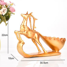 Load image into Gallery viewer, Creative Sika Deer Shape Wine Shelf Drain Rack Bottle Holder Living Room Ornaments Gift