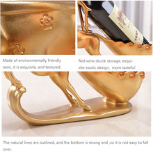 Load image into Gallery viewer, Creative Sika Deer Shape Wine Shelf Drain Rack Bottle Holder Living Room Ornaments Gift