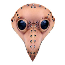 Load image into Gallery viewer, HG65005 Halloween Dress Up Props Rivets Beak Shape Mask, Rivets Brown, Rivets Black, Rivets White