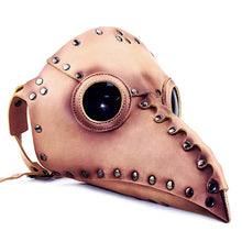 Load image into Gallery viewer, HG65005 Halloween Dress Up Props Rivets Beak Shape Mask, Rivets Brown, Rivets Black, Rivets White