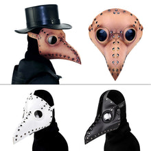 Load image into Gallery viewer, HG65005 Halloween Dress Up Props Rivets Beak Shape Mask, Rivets Brown, Rivets Black, Rivets White