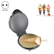 Load image into Gallery viewer, Electric Egg Roll Maker DIY Ice Cream Cone Machine Crispy Omelet Machine Pancake Machine, EU Plug, EU Plug