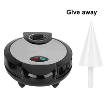 Load image into Gallery viewer, Electric Egg Roll Maker DIY Ice Cream Cone Machine Crispy Omelet Machine Pancake Machine, EU Plug, EU Plug