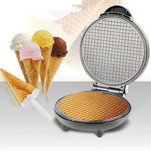 Load image into Gallery viewer, Electric Egg Roll Maker DIY Ice Cream Cone Machine Crispy Omelet Machine Pancake Machine, EU Plug, EU Plug