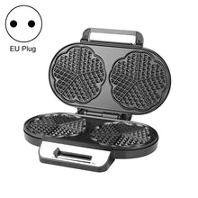 Load image into Gallery viewer, Household Waffle Maker Toaster Double Dish Heating Mini Breakfast Machine Sandwich Electric Cake Baking Machine, EU Plug