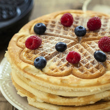 Load image into Gallery viewer, Household Waffle Maker Toaster Double Dish Heating Mini Breakfast Machine Sandwich Electric Cake Baking Machine, EU Plug