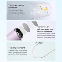 Load image into Gallery viewer, Original Xiaomi Mijia H301 Negative Ion Quick Drying Electric Hair Dryer, US Plug, H301 (Green), H301 (Purple)