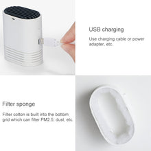 Load image into Gallery viewer, HE-K001 Hanging Neck Negative USB Rechargeable Ion Air Purifier Portable Household Formaldehyde Removal Portable Purifier