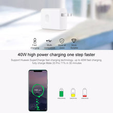 Load image into Gallery viewer, Original Huawei SuperCharge Wall Charger, 40W Max Fast Charging Version