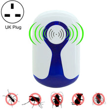 Load image into Gallery viewer, 3W Electronic Ultrasonic Anti Mosquito Rat Insect Pest Repeller with Light, US Plug, AC 90-240V, UK Plug, US Plug