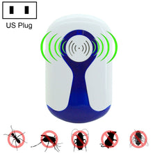 Load image into Gallery viewer, 3W Electronic Ultrasonic Anti Mosquito Rat Insect Pest Repeller with Light, US Plug, AC 90-240V, UK Plug, US Plug