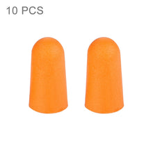 Load image into Gallery viewer, Ten Pairs Non-toxic Orange Soft Memory Foam Material Earplug for Sleeping