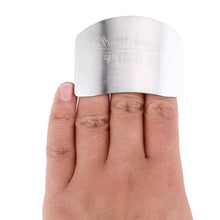 Load image into Gallery viewer, Creative Kitchen Necessary Food Vegetable Cutting Stainless Steel Hand Finger Guard Protector, Cutting Finger Protector