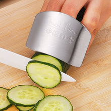 Load image into Gallery viewer, Creative Kitchen Necessary Food Vegetable Cutting Stainless Steel Hand Finger Guard Protector, Cutting Finger Protector
