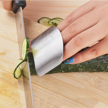 Load image into Gallery viewer, Creative Kitchen Necessary Food Vegetable Cutting Stainless Steel Hand Finger Guard Protector, Cutting Finger Protector
