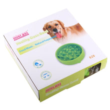 Load image into Gallery viewer, Pet Bowl Preventing Choking PP Bowl, Round Pink, Round Green