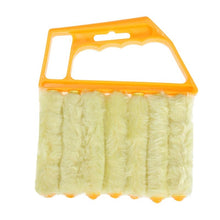 Load image into Gallery viewer, Microfiber Blinds Cleaning Brush Slat Dust Cleaner Clip Window Air Conditioner Duster