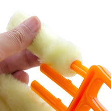 Load image into Gallery viewer, Microfiber Blinds Cleaning Brush Slat Dust Cleaner Clip Window Air Conditioner Duster