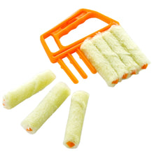 Load image into Gallery viewer, Microfiber Blinds Cleaning Brush Slat Dust Cleaner Clip Window Air Conditioner Duster