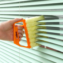 Load image into Gallery viewer, Microfiber Blinds Cleaning Brush Slat Dust Cleaner Clip Window Air Conditioner Duster