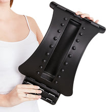 Load image into Gallery viewer, Lumbar Traction Stretching Device Posture Corrector Waist Support Spine Pain Relief Back Massage Stretcher, White Blue, White Purple, Black Green, Black Blue, Black Purple, Black Red, Red White, White Green