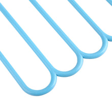 Load image into Gallery viewer, 10pcs Multi-function 5 Layers Pants Scarf Silk Tie Plastic Clothes Hangers, 5 Layers Pants Hangers
