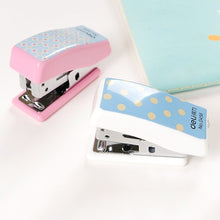 Load image into Gallery viewer, Deli Creative Stationery Geometry Stapler Colorful Fashion Stapler School Office Supplies Small, Size: 4.9*2.2cm, Random Color Delivery, 4.9x2.2cm