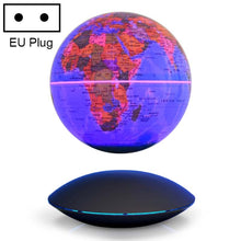 Load image into Gallery viewer, 6 inch Rotation Illuminating English Magnetic Levitation Globe Office Crafts Ornaments, EU Plug