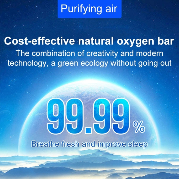 Dark Color Stripe Flower Pot + Imitation Ceramic Resin Base Magnetic Levitation Potted Plant Home Decoration, EU Plug, Soil Color EU Plug, White Stripe EU Plug, Dark Color EU Plug