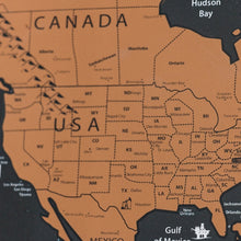 Load image into Gallery viewer, School Teaching Office Supplies Scratch World Map with National Flags, Size: 82.6 x 59.5cm