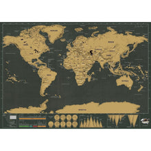 Load image into Gallery viewer, School Teaching Office Supplies Scratch World Map, Size: 82.5 x 59.3cm