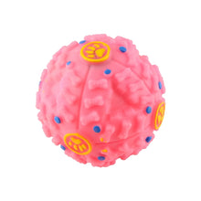 Load image into Gallery viewer, Pet Food Dispenser Squeaky Giggle Quack Sound Training Toy Chew Ball, Size: S, Ball Diameter: 7cm, Size: S, Pink