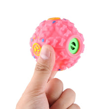 Load image into Gallery viewer, Pet Food Dispenser Squeaky Giggle Quack Sound Training Toy Chew Ball, Size: S, Ball Diameter: 7cm, Size: S, Pink
