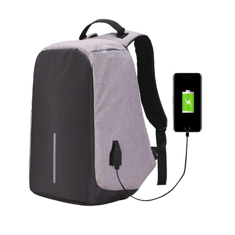Multi-Function Large Capacity Travel Anti-theft Security Casual Backpack Laptop Computer Bag with External USB Charging Interface for Men / Women, Size: 42 x 29 x 14 cm