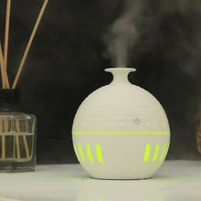 Load image into Gallery viewer, Wood Grain USB Hollowed-out Humidifier Seven Color Aromatherapy Lamp Automatic Alcohol Sprayer with Remote Control(Sky Blue), HC0372A, HC0372B, HC0372C, HC0372D, HC0372F, HC0372G, HC0372H, HC0372I, HC0372J, HC0372K