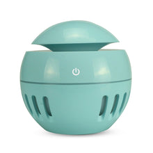 Load image into Gallery viewer, Wood Grain USB Hollowed-out Humidifier Seven Color Aromatherapy Lamp Automatic Alcohol Sprayer with Remote Control(Sky Blue), HC0372A, HC0372B, HC0372C, HC0372D, HC0372F, HC0372G, HC0372H, HC0372I, HC0372J, HC0372K