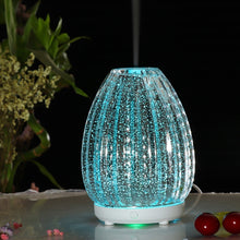 Load image into Gallery viewer, 100ml Creative Vase Shape Aromatherapy Machine 3D Glass Humidifier Automatic Alcohol Sprayer with Colorful LED Lamp, 3D Glass Humidifier