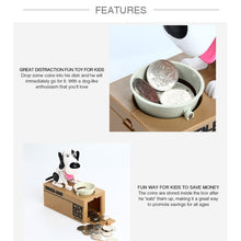 Load image into Gallery viewer, Creative Cartoon Edacious Puppy Automatic Money Eating Coin Saving Box, Dog Bank