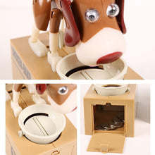 Load image into Gallery viewer, Creative Cartoon Edacious Puppy Automatic Money Eating Coin Saving Box, Dog Bank