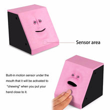 Load image into Gallery viewer, Face Bank Automatic Money Eating Box Coin Saving Box, Face Bank