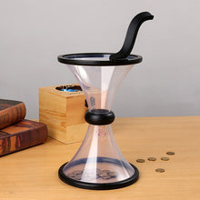 Load image into Gallery viewer, Vortex Bank Decompression Transparent Funnel Gravity Rotating Coin Storage Box, Funnel