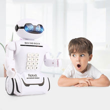 Load image into Gallery viewer, Multi-function Robot Piggy Bank Desk Lamp Code Money Box for Children, Robot Bank