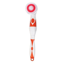 Load image into Gallery viewer, Multi-function Electric Waterproof Bath Cleansing Brush Long-handled Massage Brush, with 4 Brush Heads